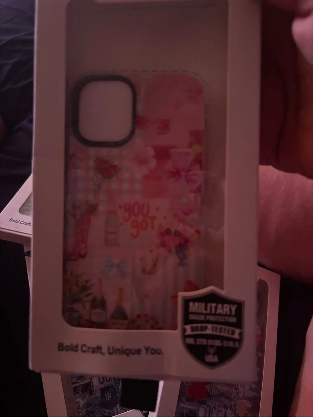 Pink Floral 'You Got This' Protective Phone Case -